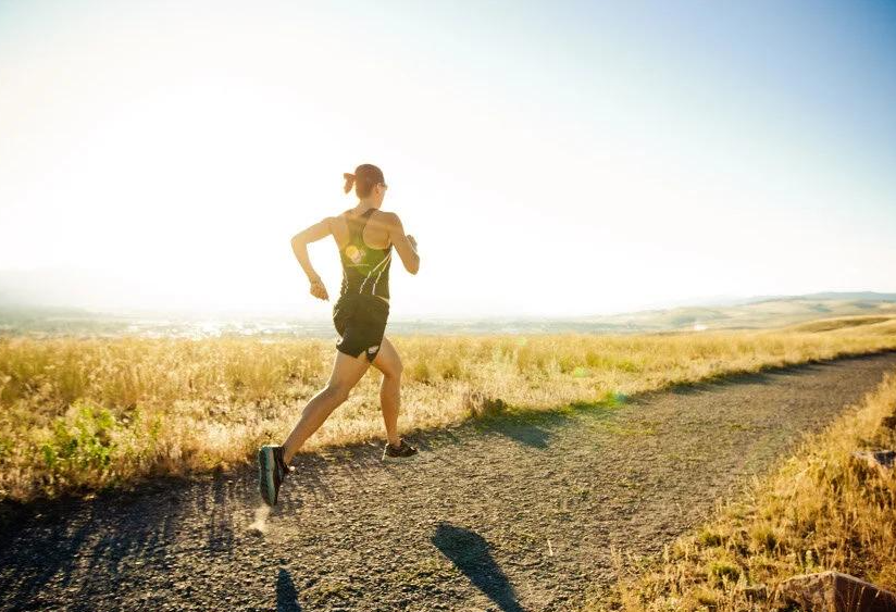 woman running